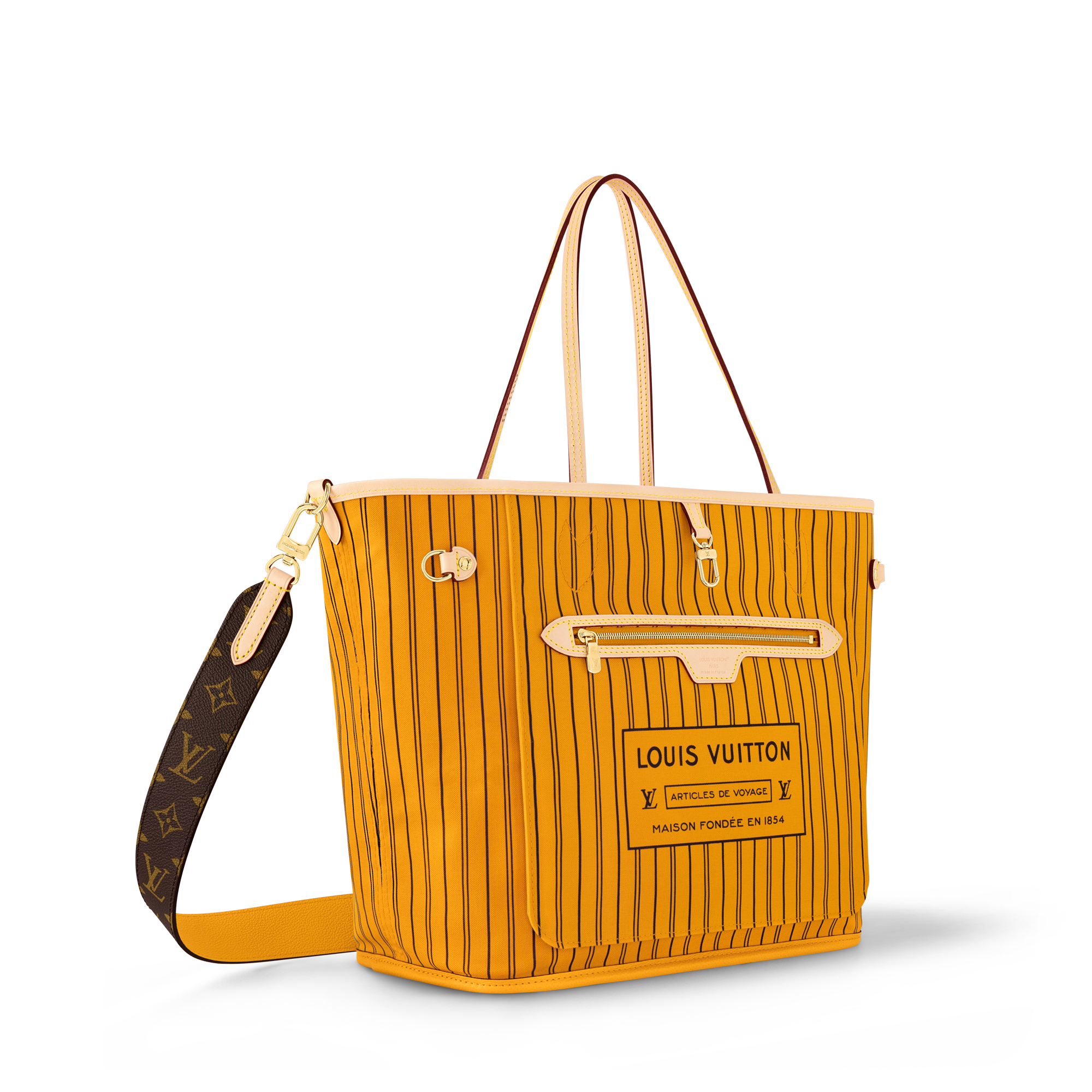 Neverfull Bandoulière Inside Out MM Monogram - Women Bags | LOUIS